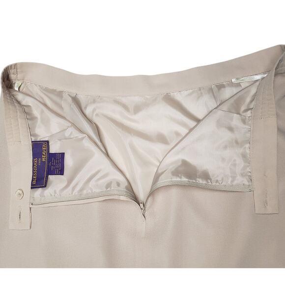 Blessings from Heaven 3-Piece Taupe Formal Ensemble Sz 14W Retro Y2K Churchwear - Picture 14 of 16